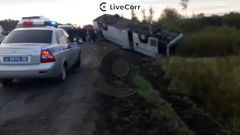 На 128 км трассы М-5 в Луховицком районе около 7 утра произошло серьезное ДТП с участием автобуса и ...