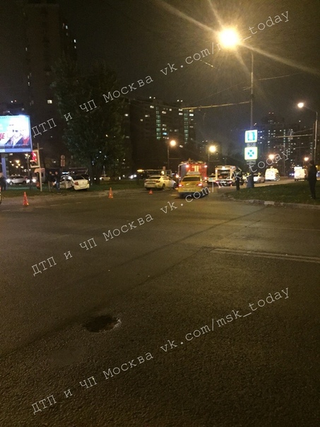 Авария на пересечении бульвара и Дмитровского шоссе
