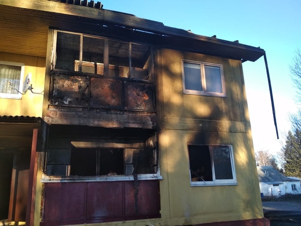 Девочку-инвалида спасли во вчерашнем пожаре в Долматово .