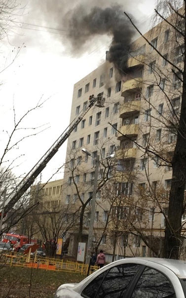 Пожар в Дмитрове, ул. Советская