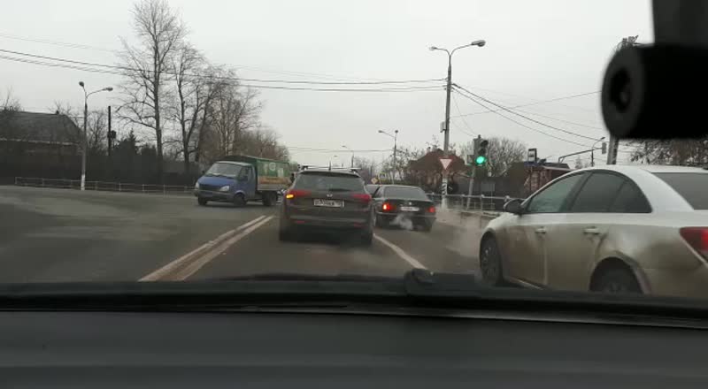 Домодедово 20 ноября, ДТП Renault против Газели