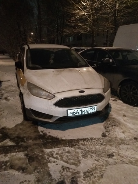 Зимние слики от Московского такси