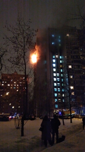 Пожар на улице Стартовой