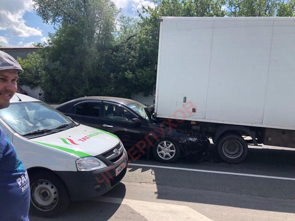 Авария на Борисовском шоссе, очевидцы сообщают, что водитель пьяный в хлам