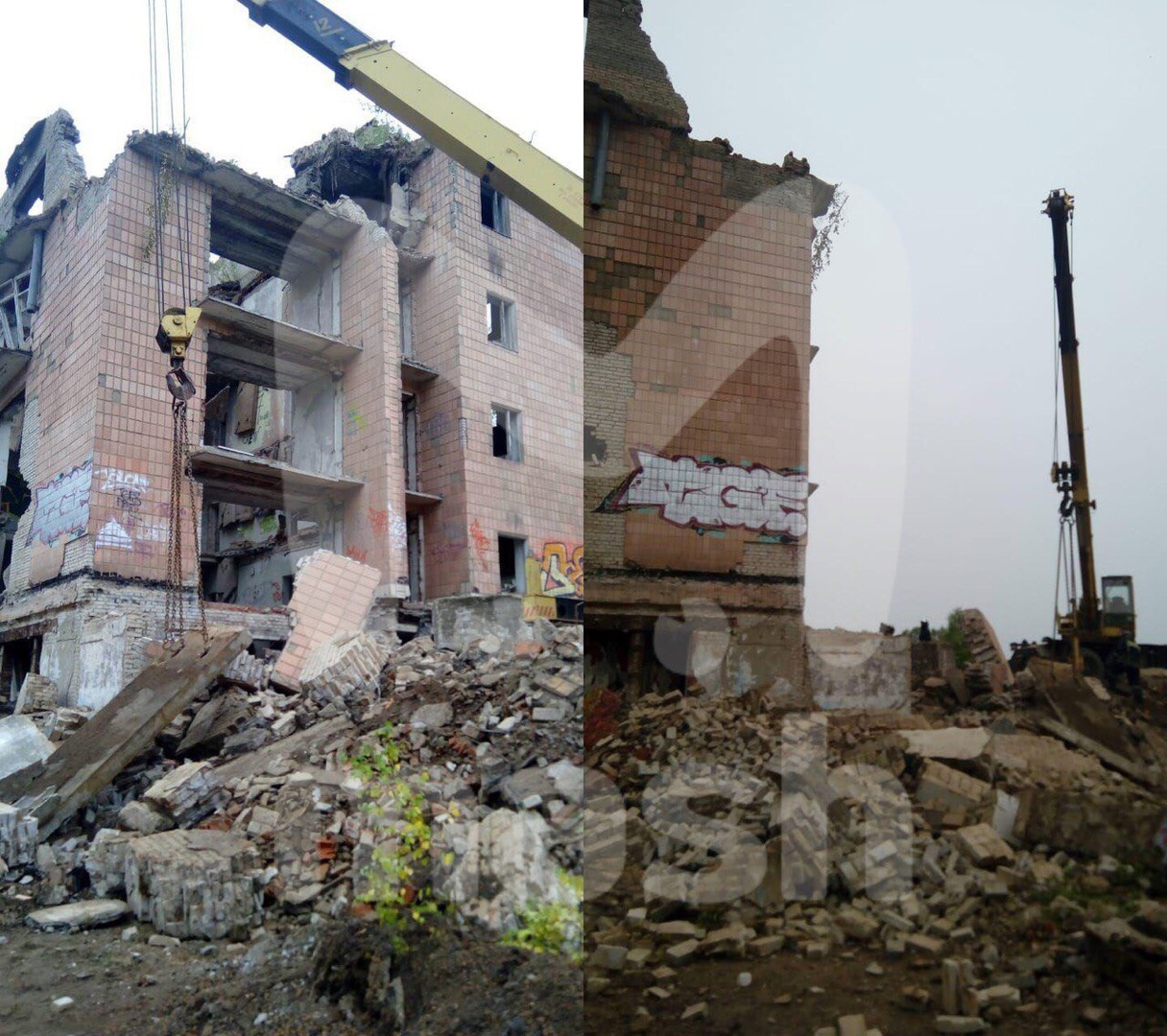 В поселке Новая Шурма рухнуло заброшенное здание — несколько человек под завалами. 

Здание под Серг...