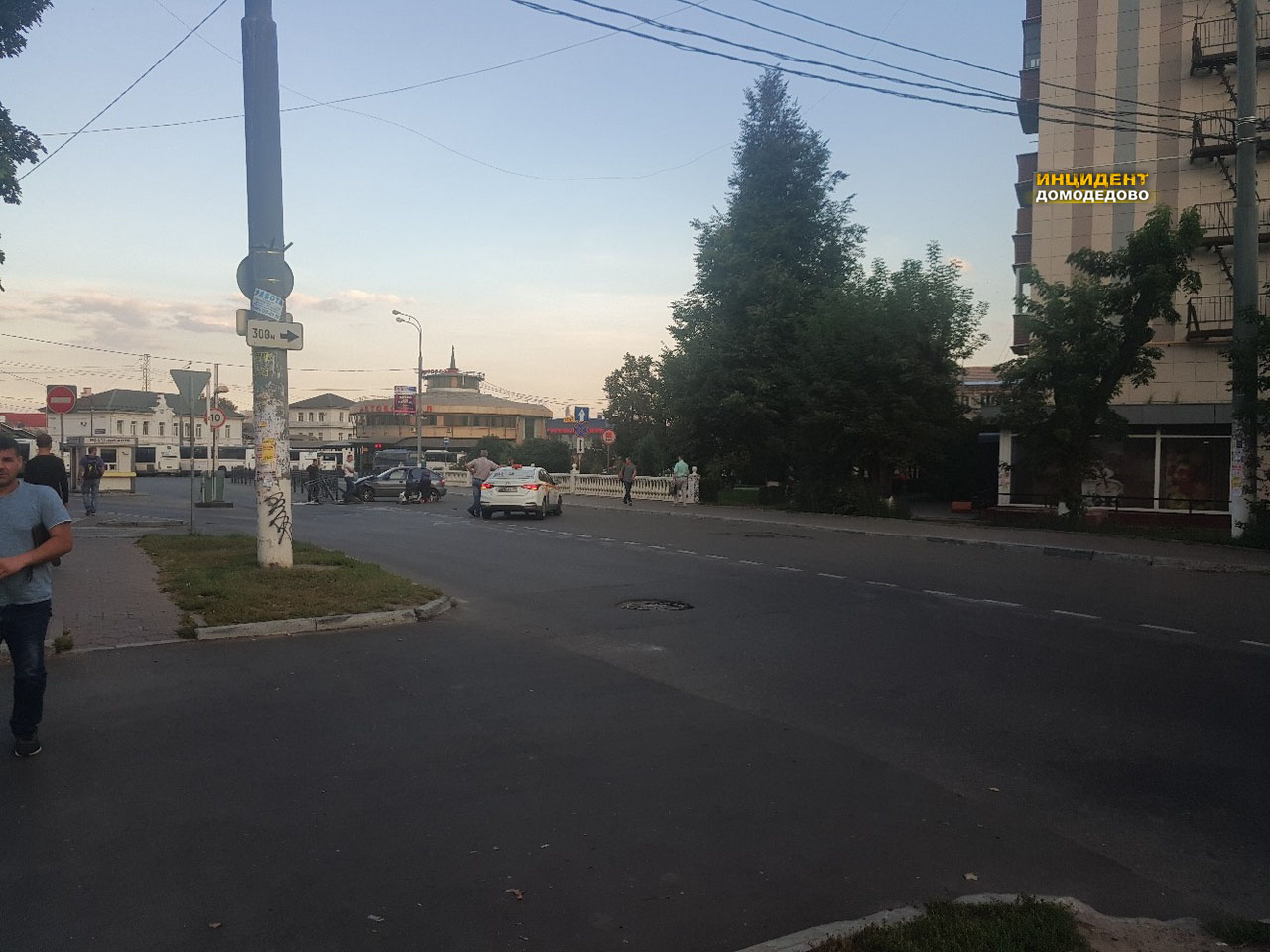 ДТП на автовокзале в Домодедово
