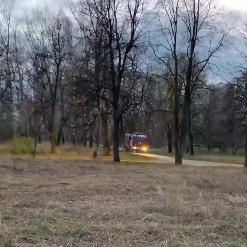 Пожар на аэрополе Тушино