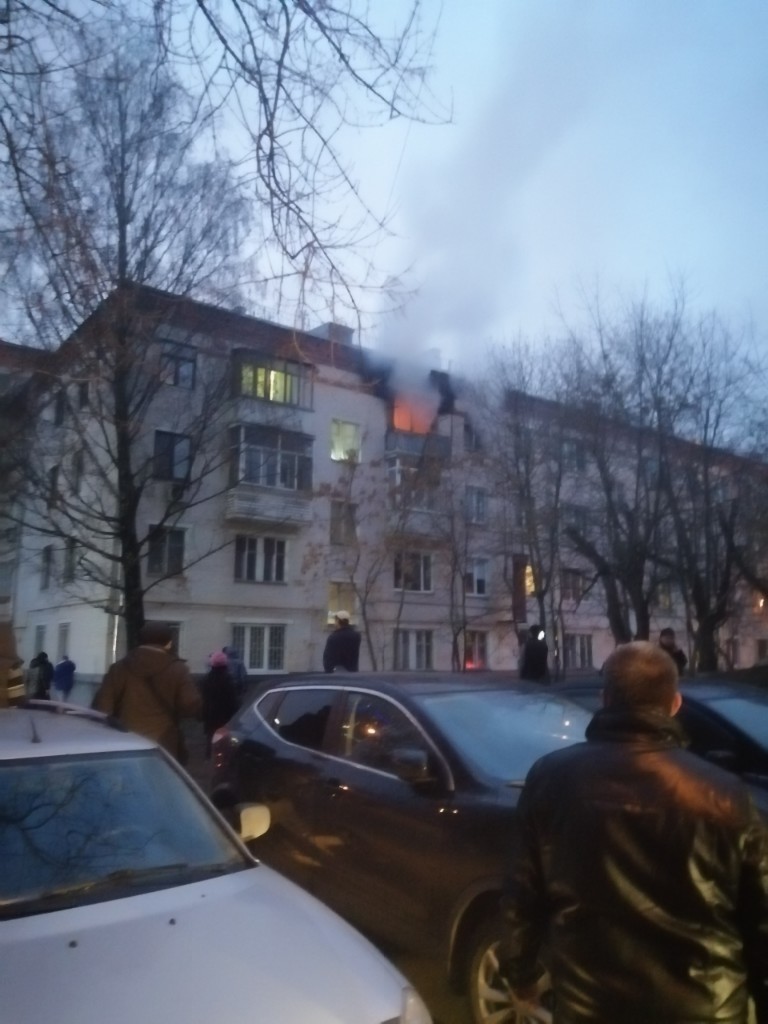 Проспект Мира, 177. Пожар в жилом доме.