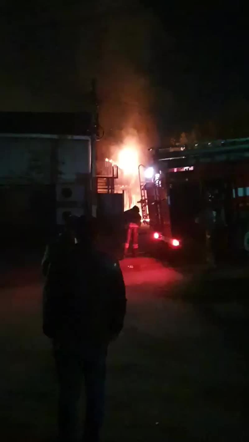 Сегодня ночью в Яхроме горели «Красное/белое» и «Магнит».