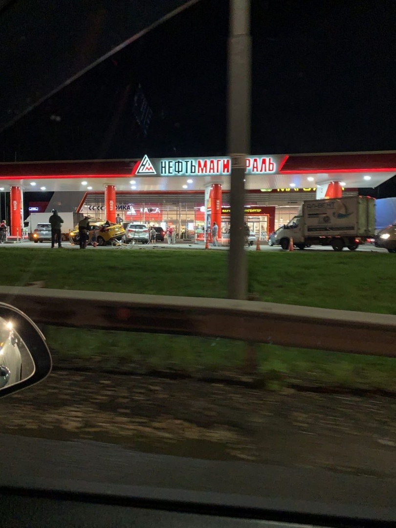 ДТП в Новой Купавне, заехал на пит-стоп.